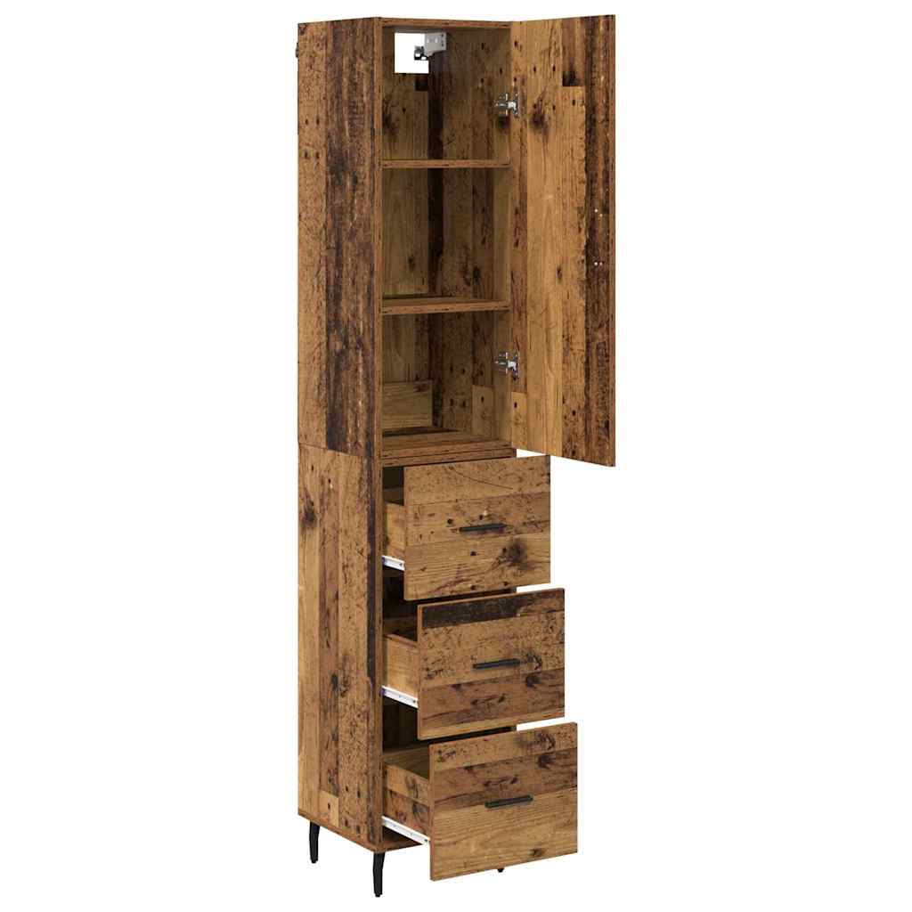 Haut Armoire Bois Ancien 34,5 x 34 x 180 cm Bois d'ingénierie - XIOS