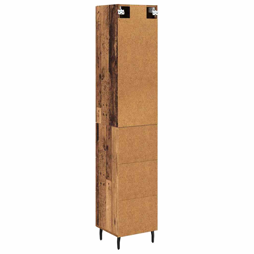Haut Armoire Bois Ancien 34,5 x 34 x 180 cm Bois d'ingénierie - XIOS
