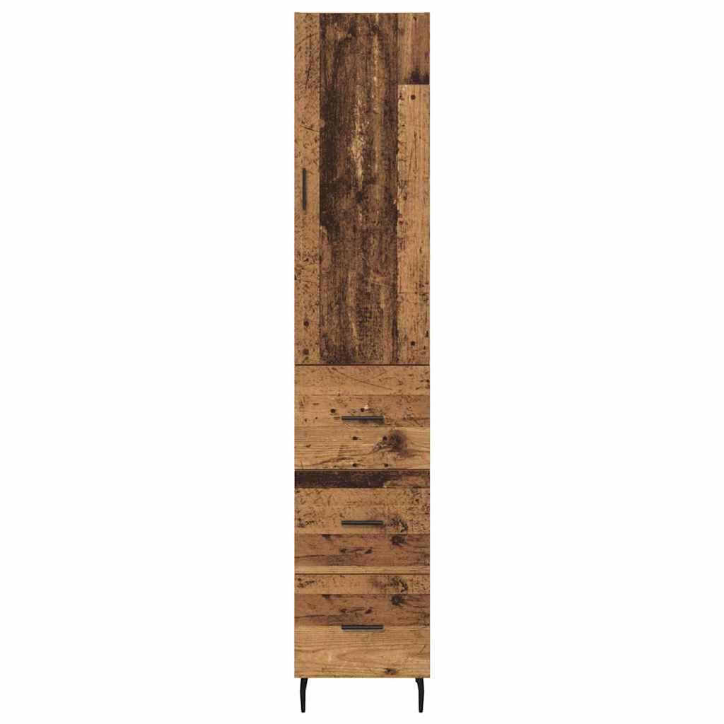 Haut Armoire Bois Ancien 34,5 x 34 x 180 cm Bois d'ingénierie - XIOS