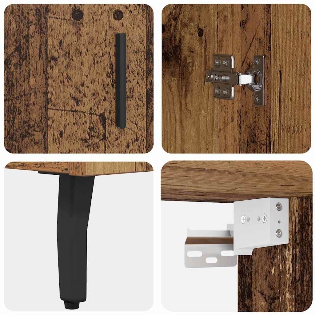 Haut Armoire Bois Ancien 69,5 x 34 x 180 cm - XIOS