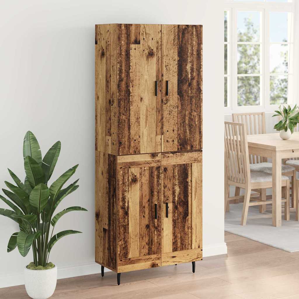 Haut Armoire Bois Ancien 69,5 x 34 x 180 cm - XIOS