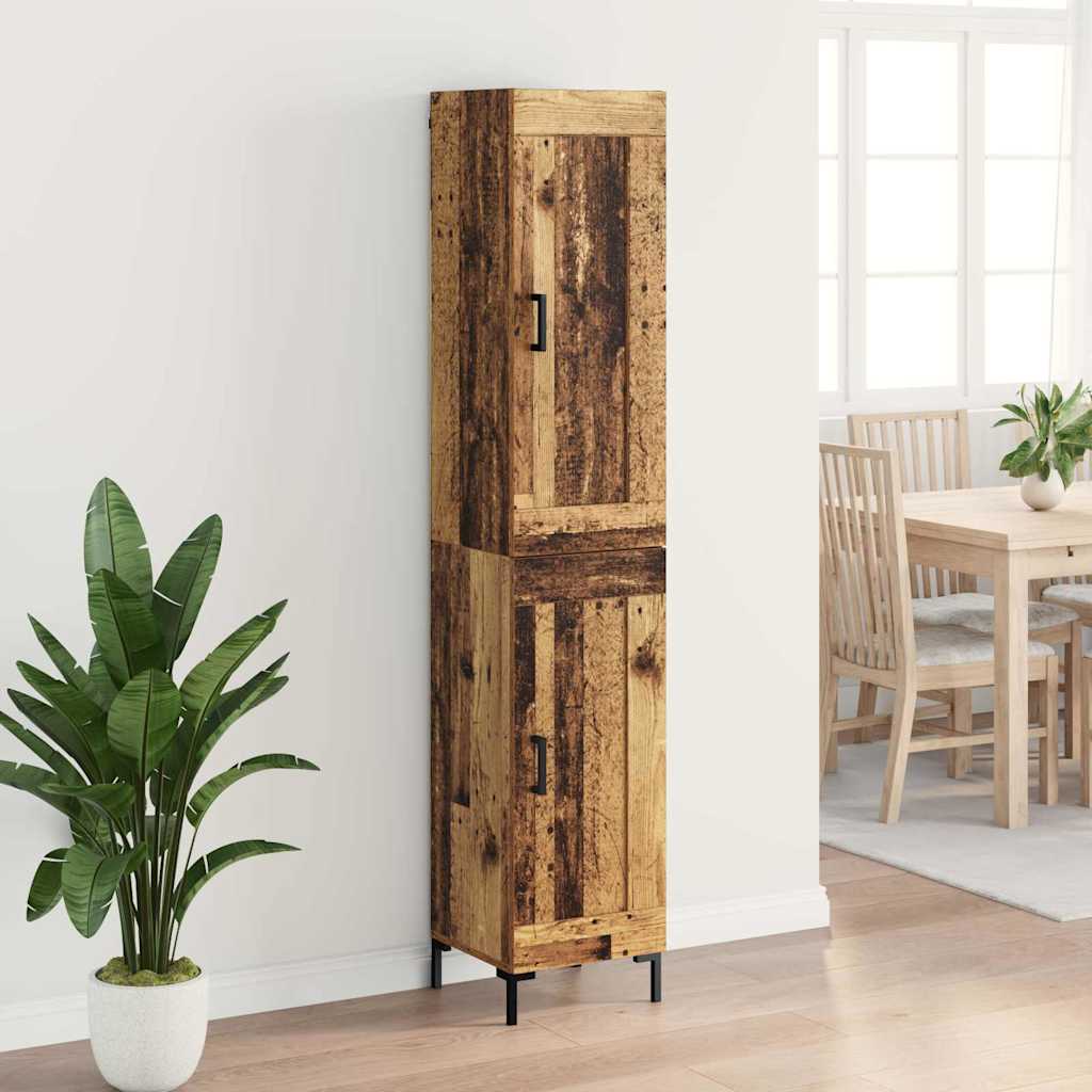 Haut Armoire Bois Ancien 34,5 x 34 x 180 cm Bois d'ingénierie - XIOS