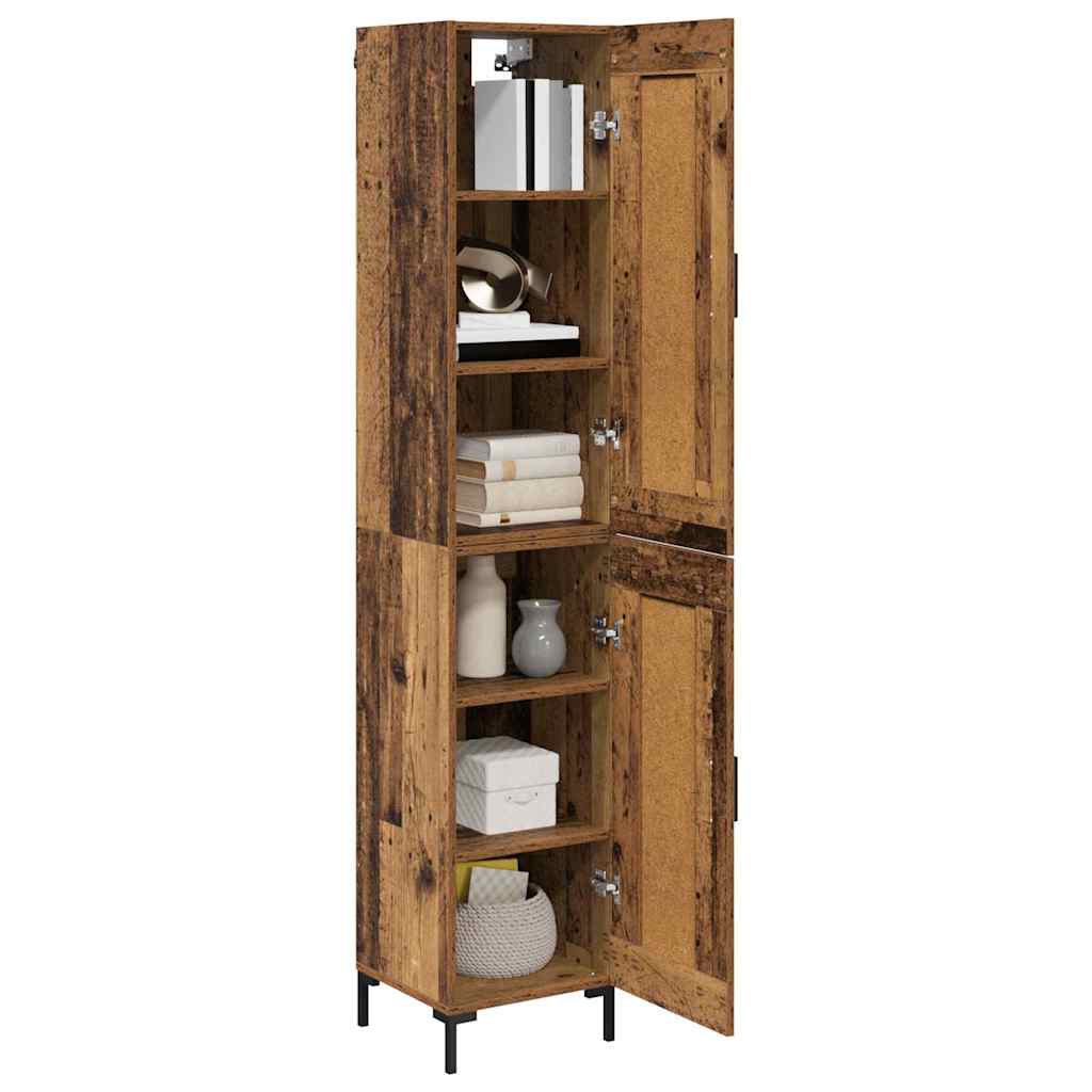 Haut Armoire Bois Ancien 34,5 x 34 x 180 cm Bois d'ingénierie - XIOS