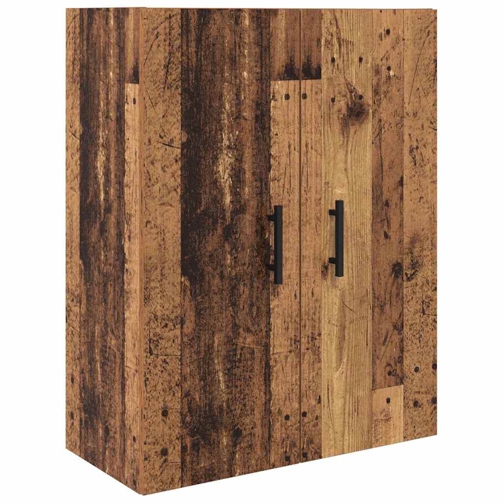 Haut Armoire 2 pc Bois Ancien 69,5 x 34 x 180 cm - XIOS