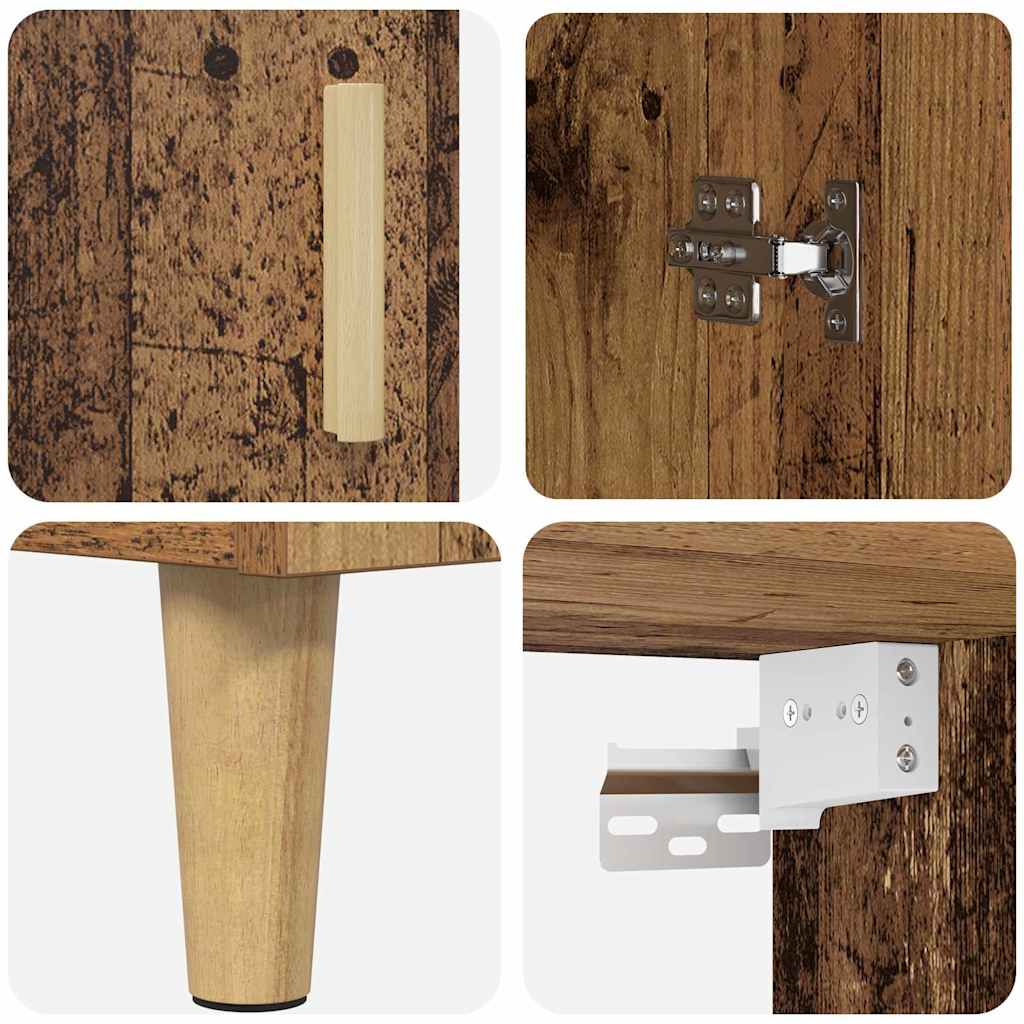 Haut Armoire Bois Ancien 69,5 x 34 x 180 cm - XIOS