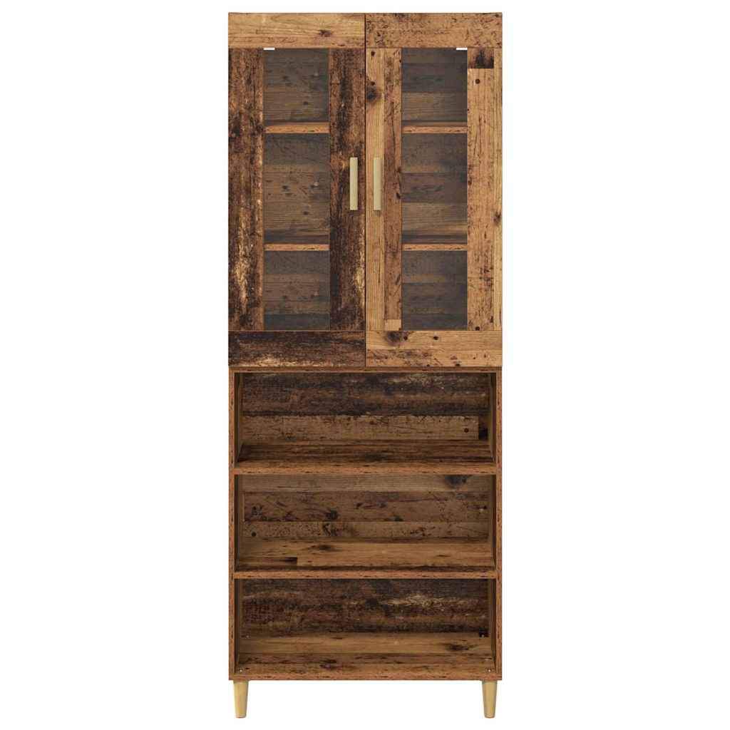 Haut Armoire Bois Ancien 69,5 x 34 x 180 cm - XIOS