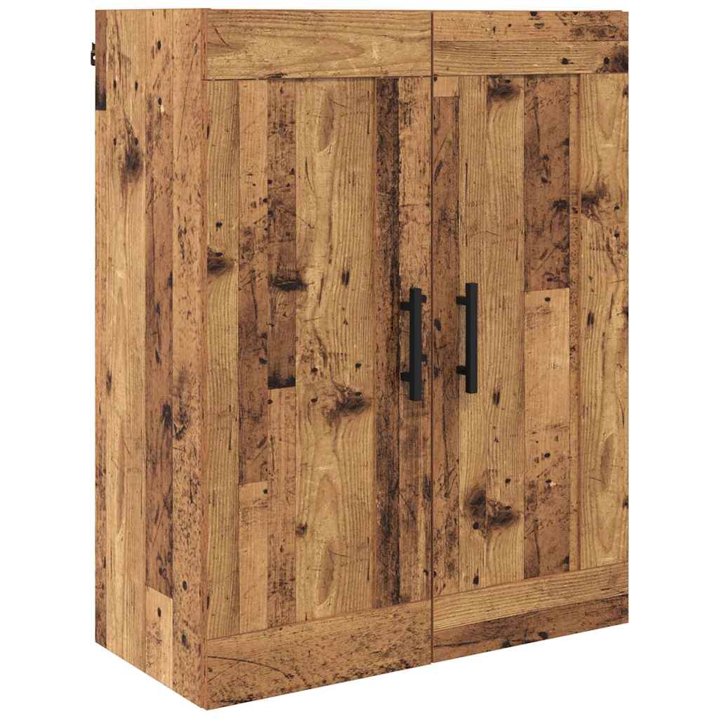 Haut Armoire 2 pc Bois ancien 69,5 x 34 x 180 cm