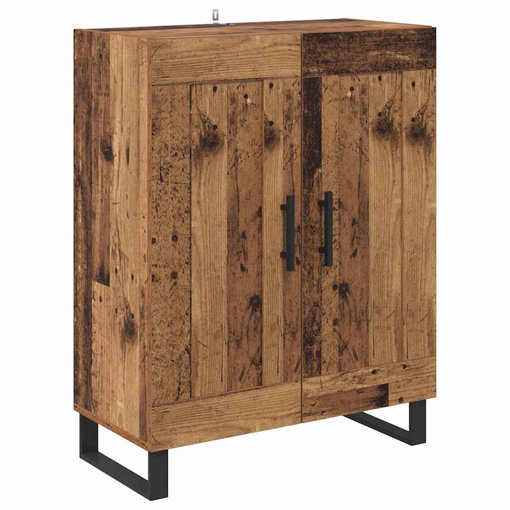 Haut Armoire 2 pc Bois ancien 69,5 x 34 x 180 cm