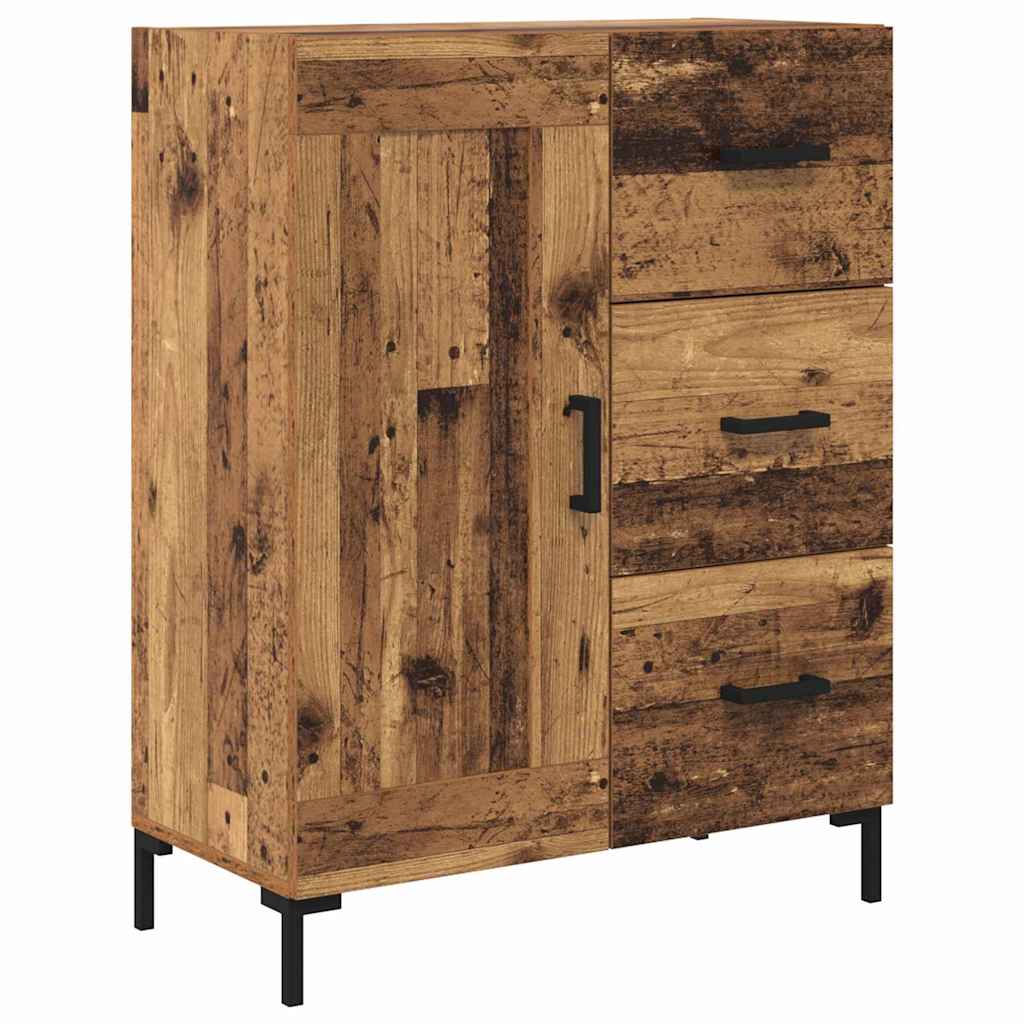 Haut Armoire 2 pc Bois Ancien 69,5 x 34 x 180 cm
