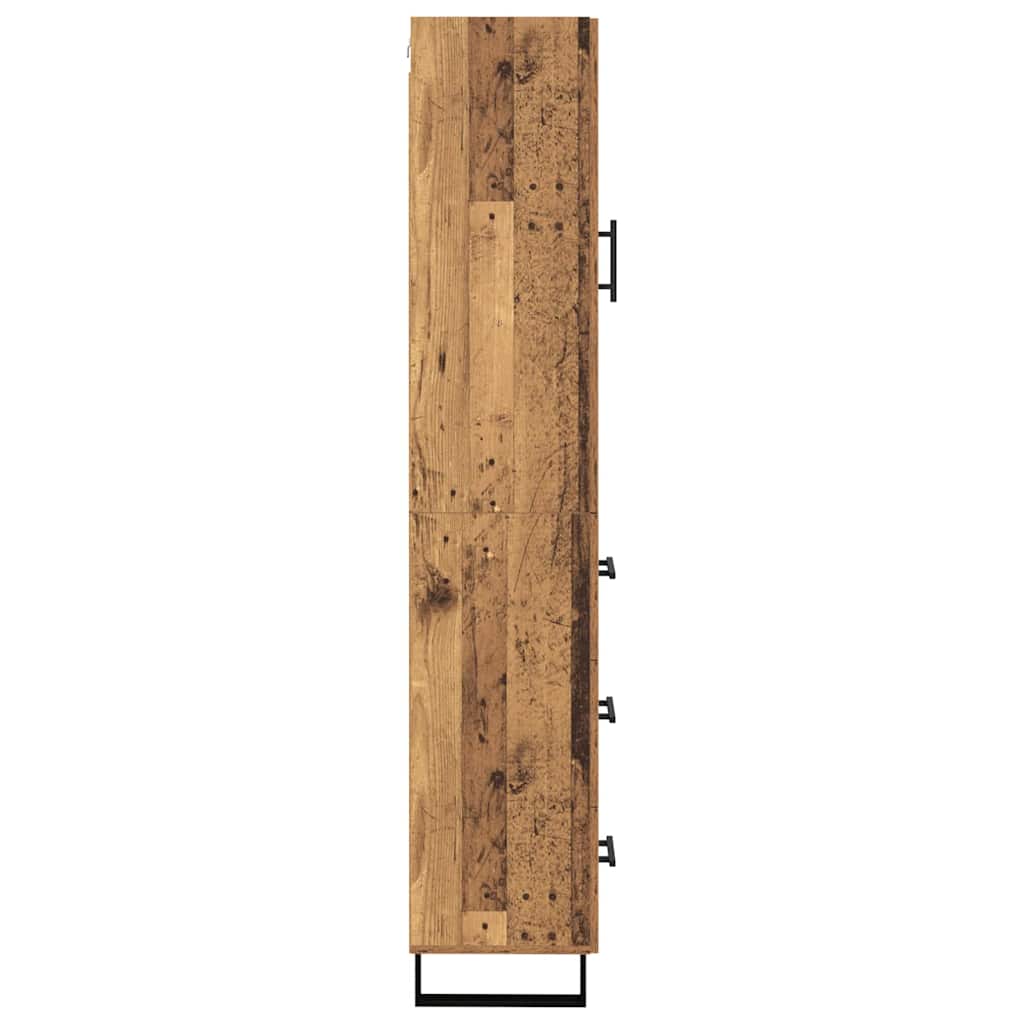 Haut Armoire Bois Ancien 34,5 x 34 x 180 cm Bois d'ingénierie - XIOS