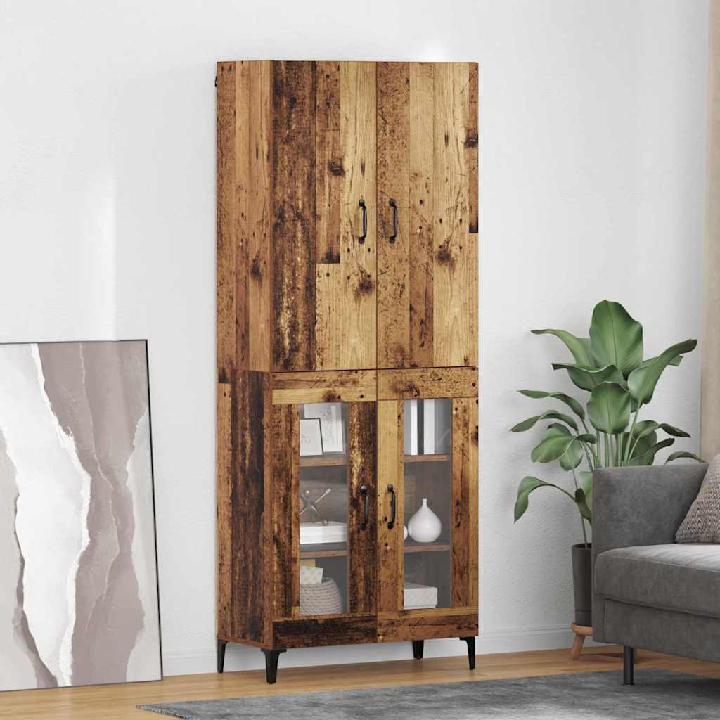 Haut Armoire Bois Ancien 69,5 x 34 x 180 cm Bois d'ingénierie