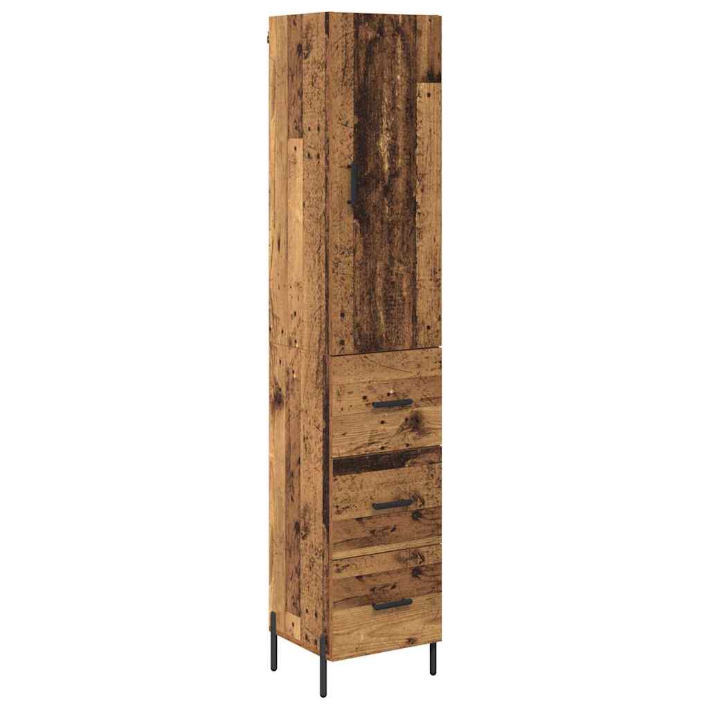 Haut Armoire Bois Ancien 34,5 x 34 x 180 cm Bois d'ingénierie - XIOS