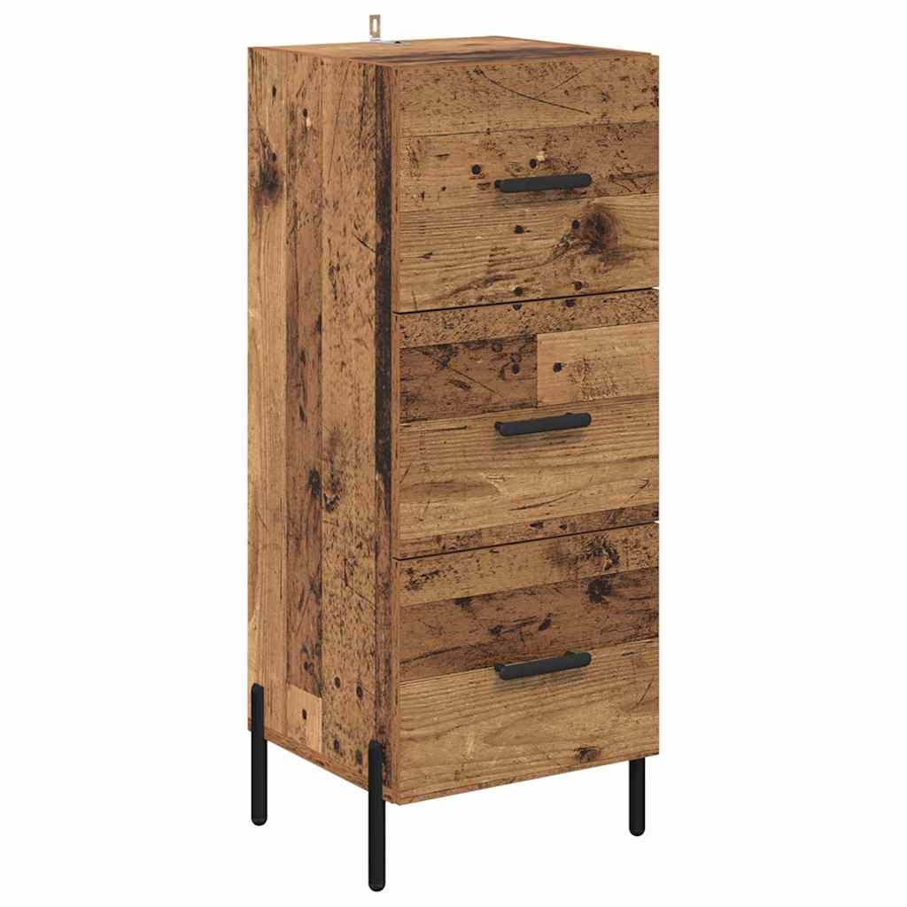 Haut Armoire Bois Ancien 34,5 x 34 x 180 cm Bois d'ingénierie - XIOS