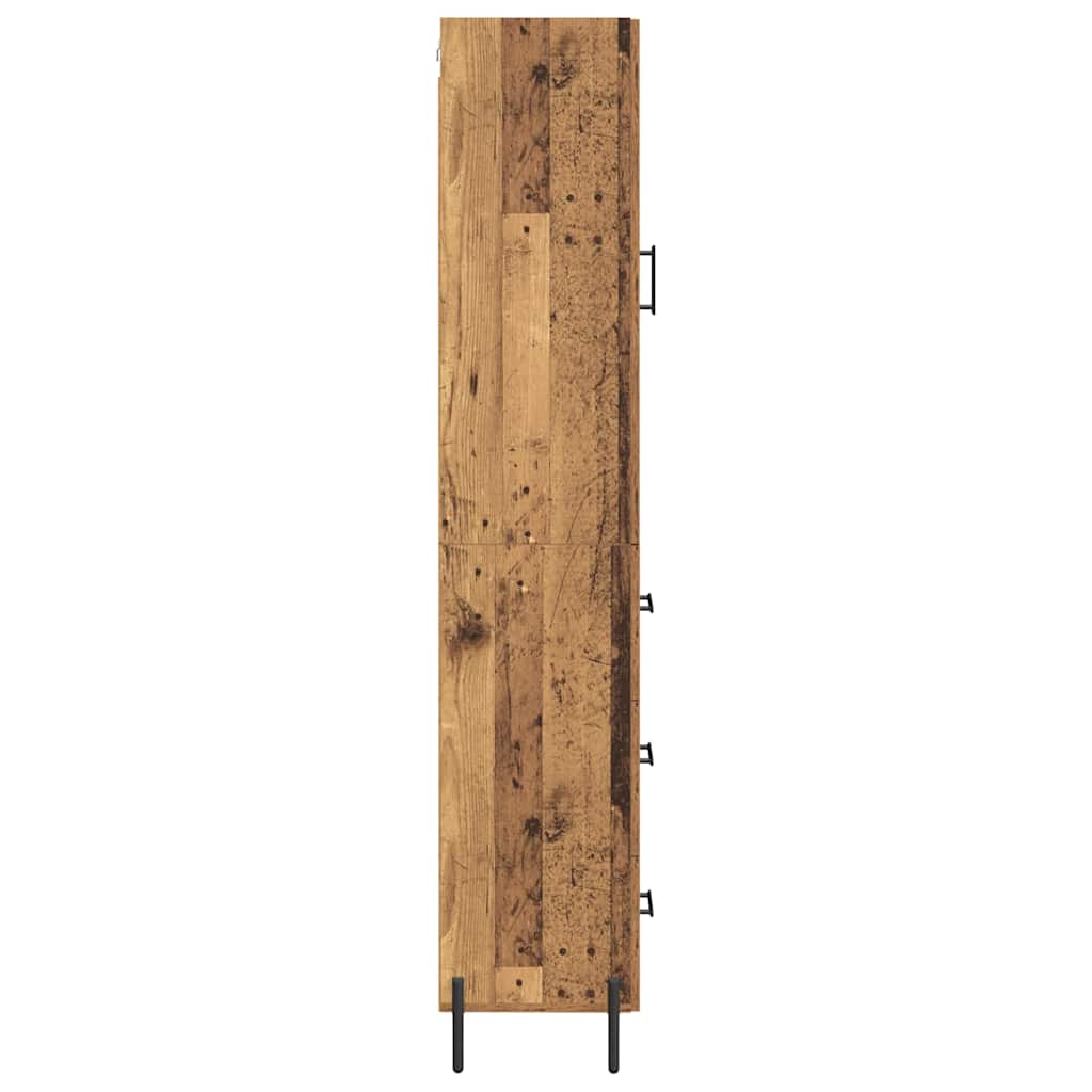 Haut Armoire Bois Ancien 34,5 x 34 x 180 cm Bois d'ingénierie - XIOS