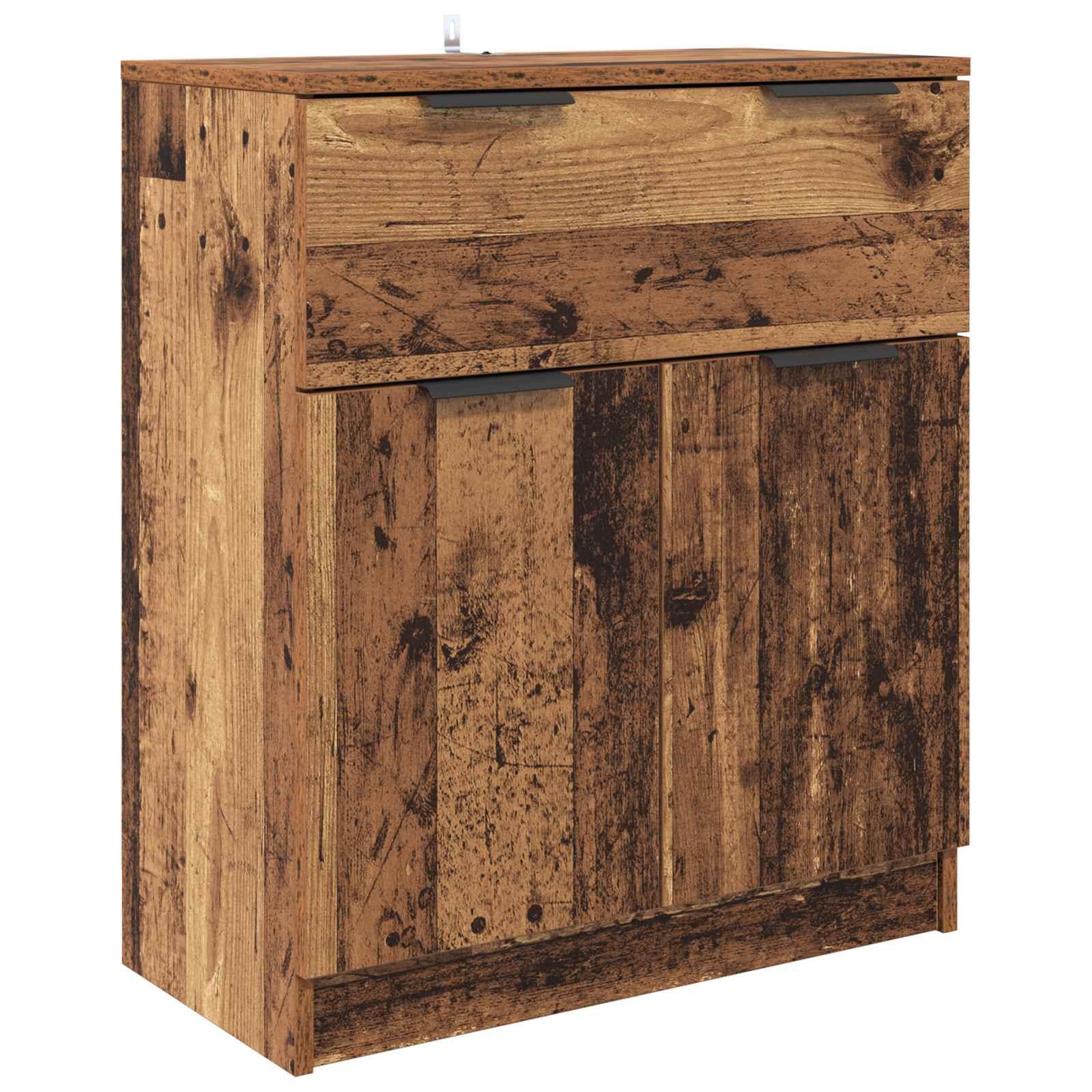 Buffet avec tiroir 3 pcs Bois Ancien Bois d'ingénierie - XIOS