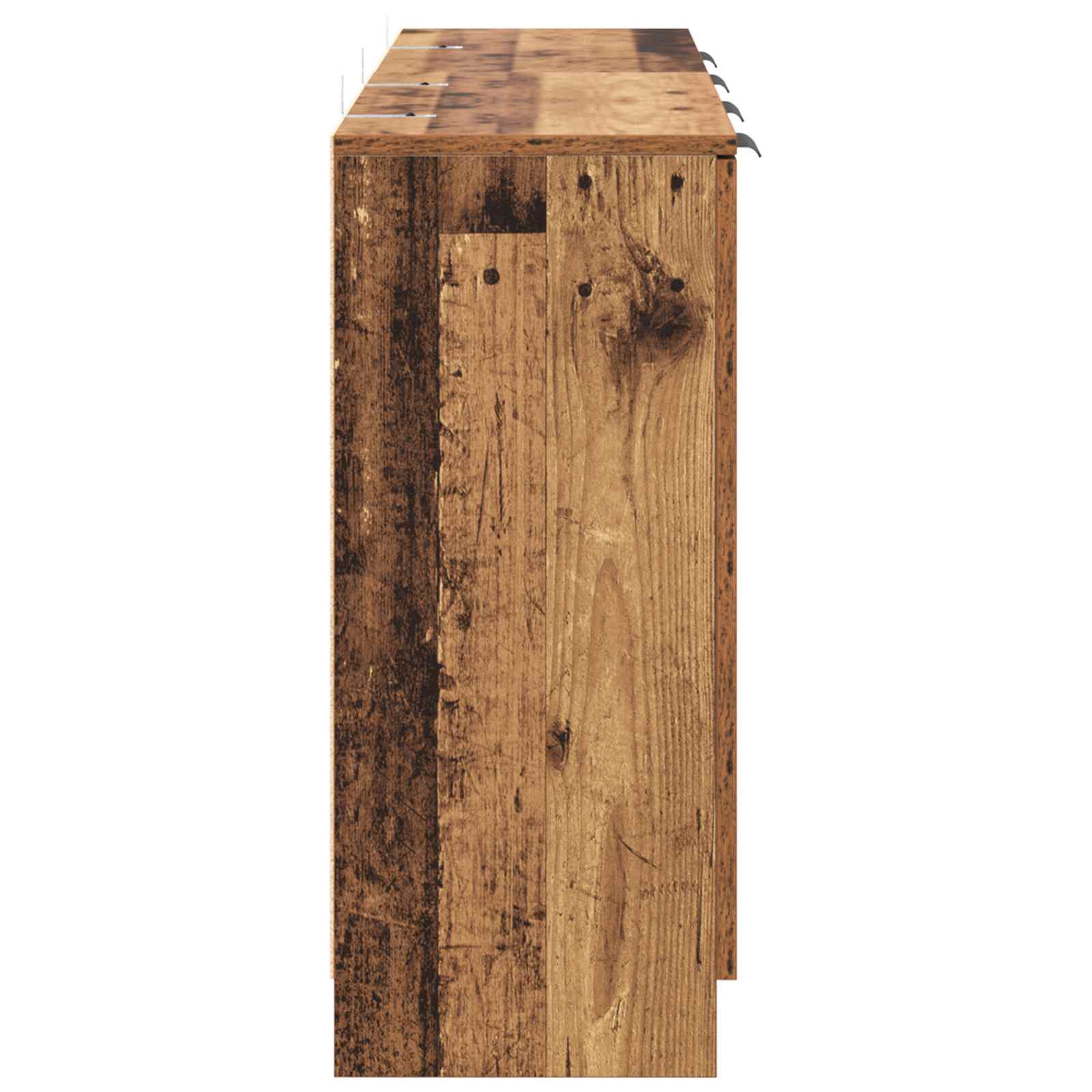 Buffet 3 pc Bois Ancien 120 x 30 x 70 cm Bois d'ingénierie