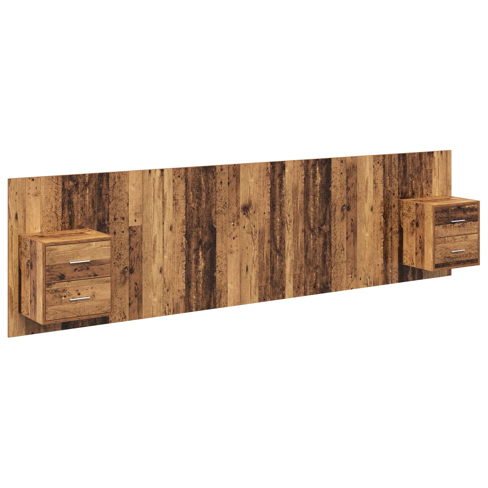 Tête de lit avec armoire 3 pcs Bois Ancien Bois d'ingénierie - XIOS