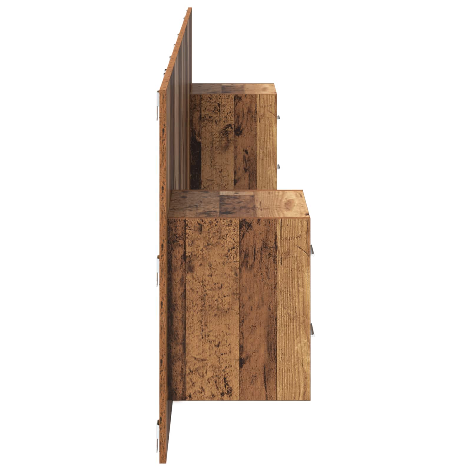 Tête de lit avec armoire 3 pcs Bois Ancien Bois d'ingénierie - XIOS