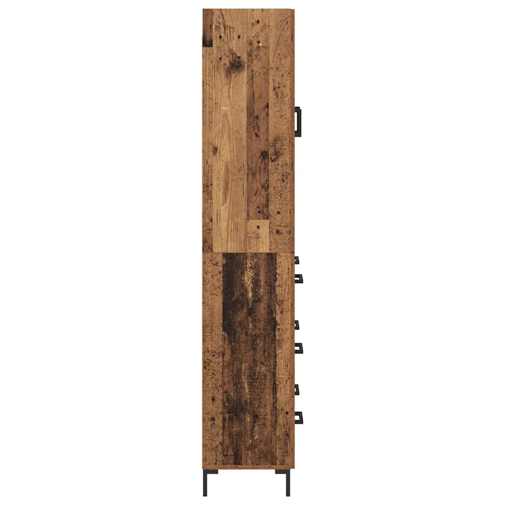 Haut Armoire Bois Ancien 69,5 x 34 x 180 cm Bois d'ingénierie - XIOS