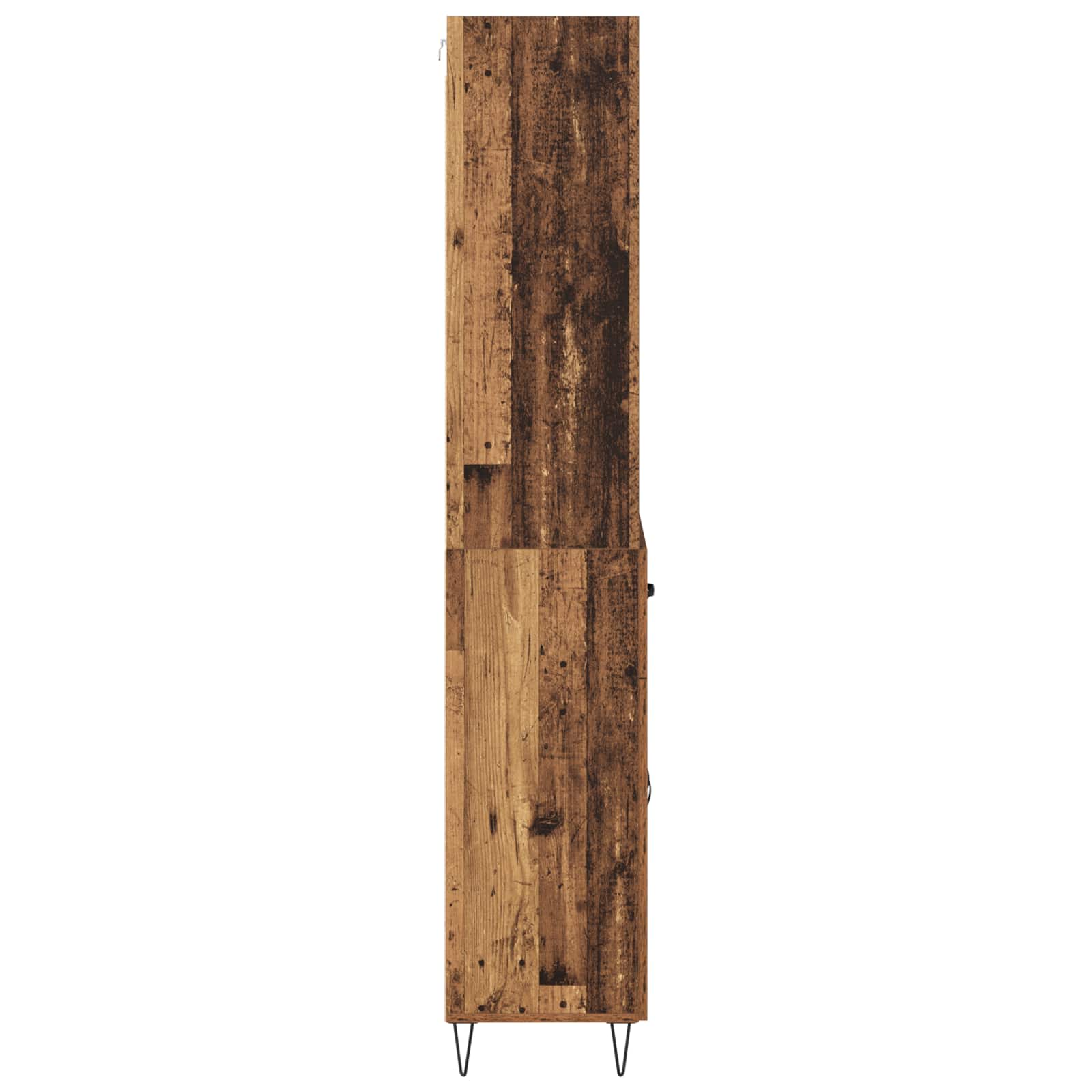 Haut Armoire Bois Ancien 69,5 x 32,5 x 180 cm Bois d'ingénierie - XIOS