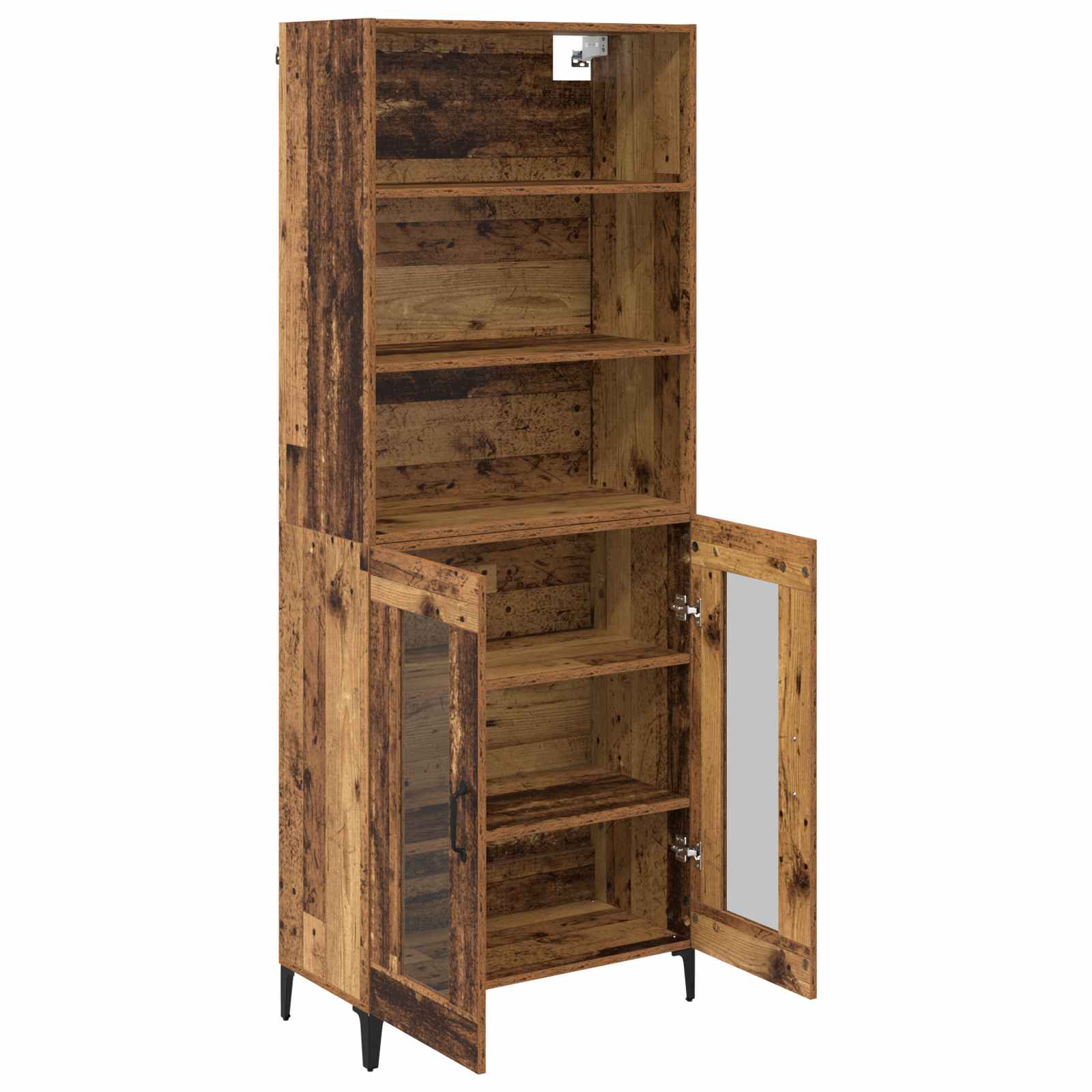 Haut Armoire Bois Ancien 69,5 x 34 x 180 cm Bois d'ingénierie - XIOS
