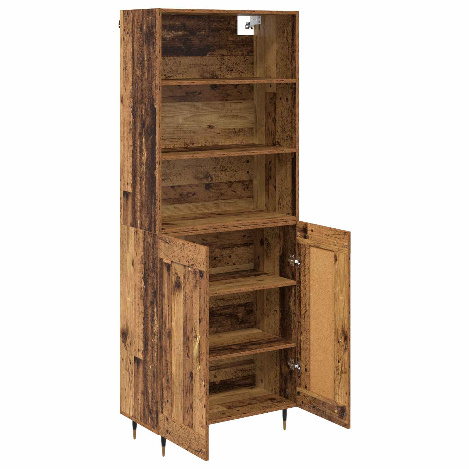 Haut Armoire Bois Ancien 69,5 x 34 x 180 cm Bois d'ingénierie - XIOS