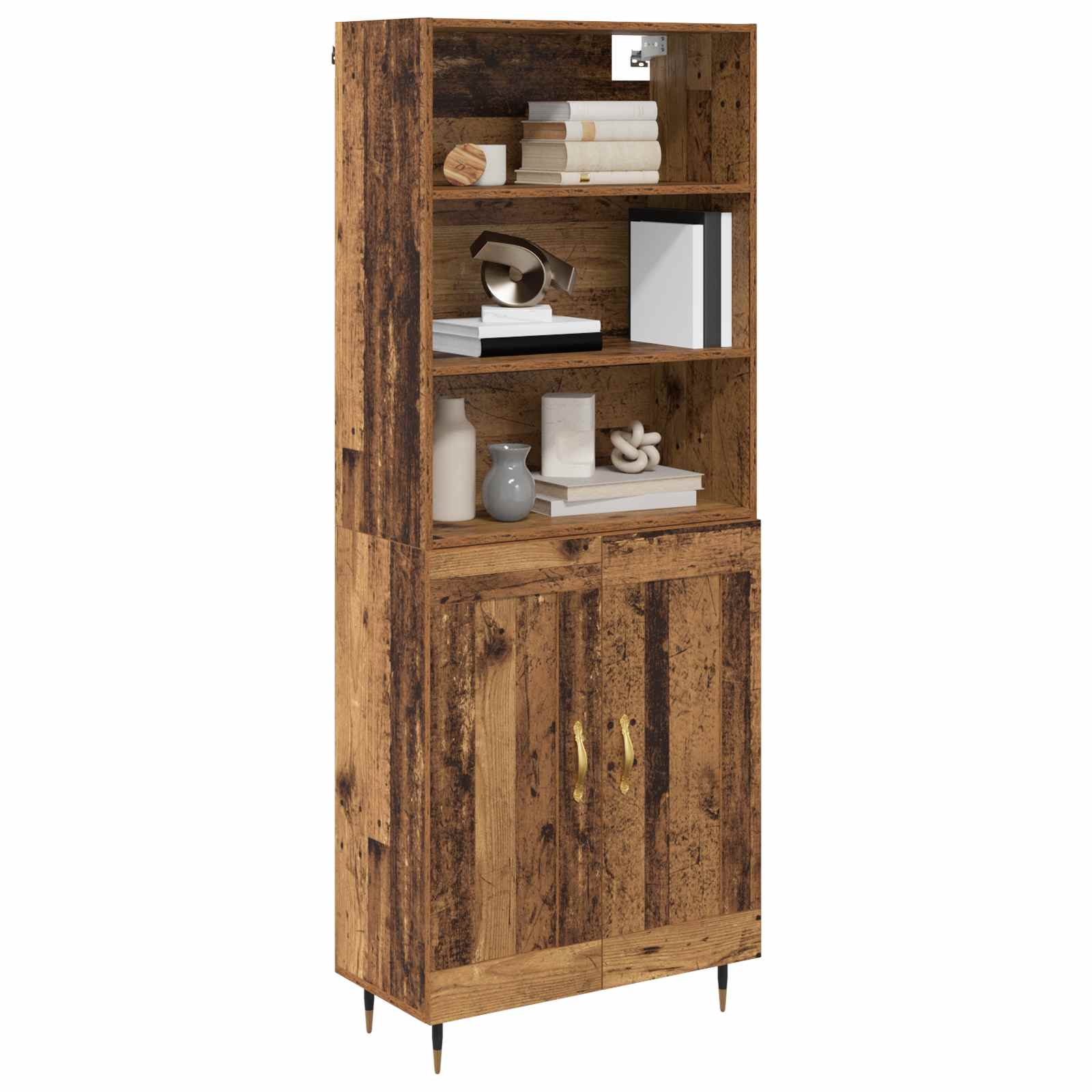Haut Armoire Bois Ancien 69,5 x 34 x 180 cm Bois d'ingénierie - XIOS