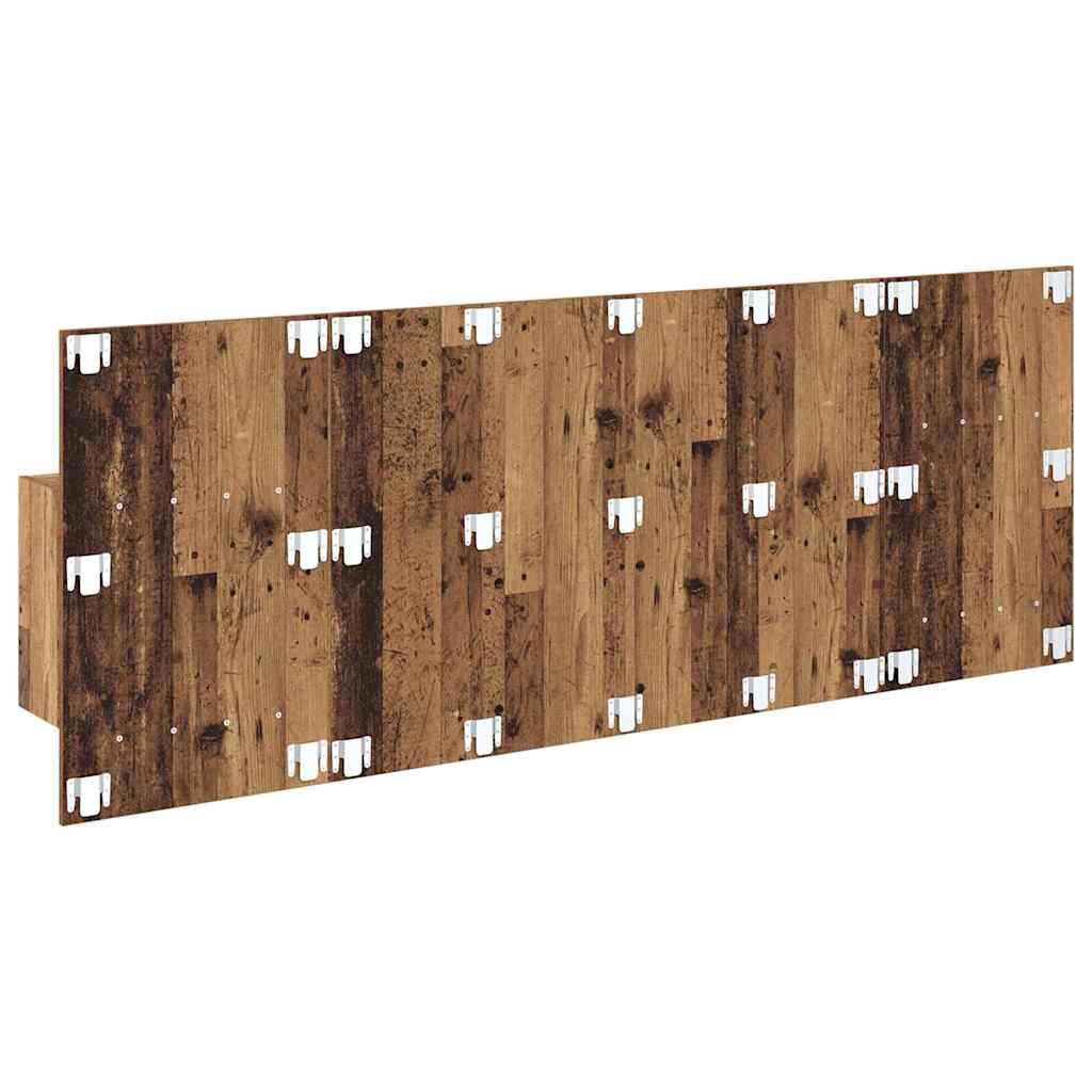 Tête de lit avec armoire 3 pcs Bois Ancien Bois d'ingénierie - XIOS