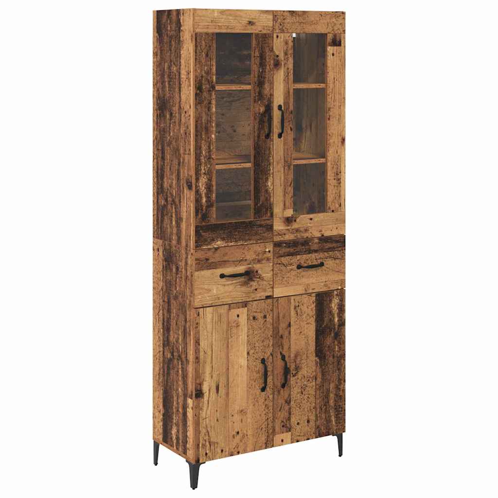 Haut Armoire Bois Ancien 69,5 x 34 x 180 cm Bois d'ingénierie - XIOS