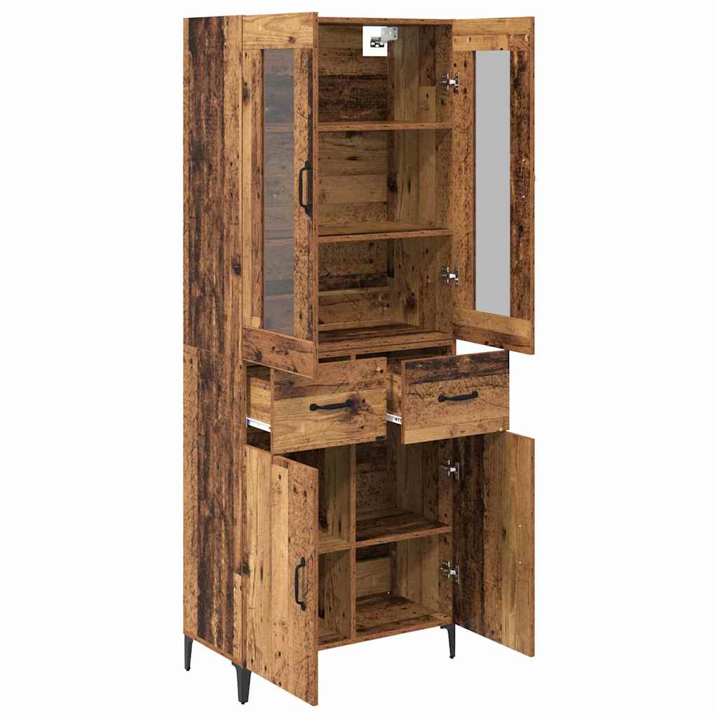 Haut Armoire Bois Ancien 69,5 x 34 x 180 cm Bois d'ingénierie - XIOS