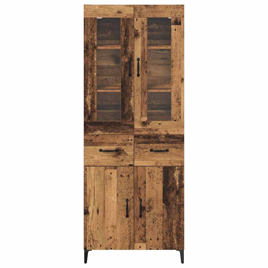 Haut Armoire Bois Ancien 69,5 x 34 x 180 cm Bois d'ingénierie - XIOS