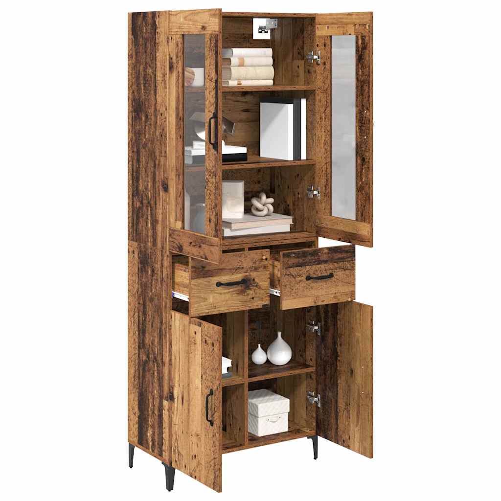 Haut Armoire Bois Ancien 69,5 x 34 x 180 cm Bois d'ingénierie - XIOS