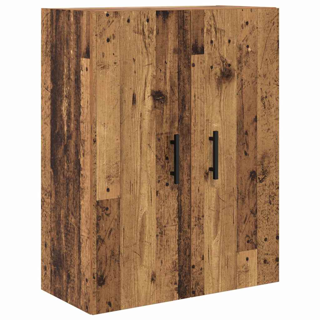 Haut Armoire avec tiroir 2 pcs Bois Ancien 69,5 x 34 x 180 cm - XIOS