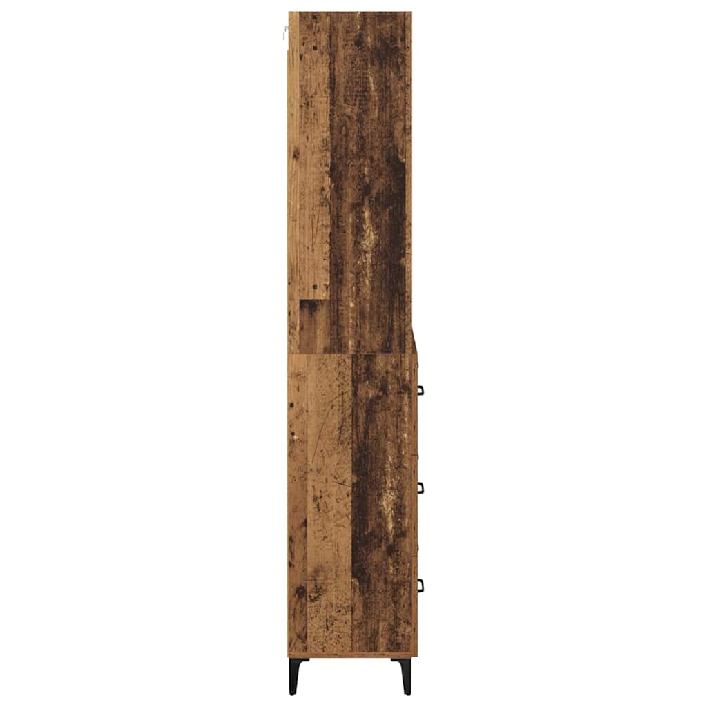 Haut Armoire Bois Ancien 69,5 x 34 x 180 cm Bois d'ingénierie - XIOS