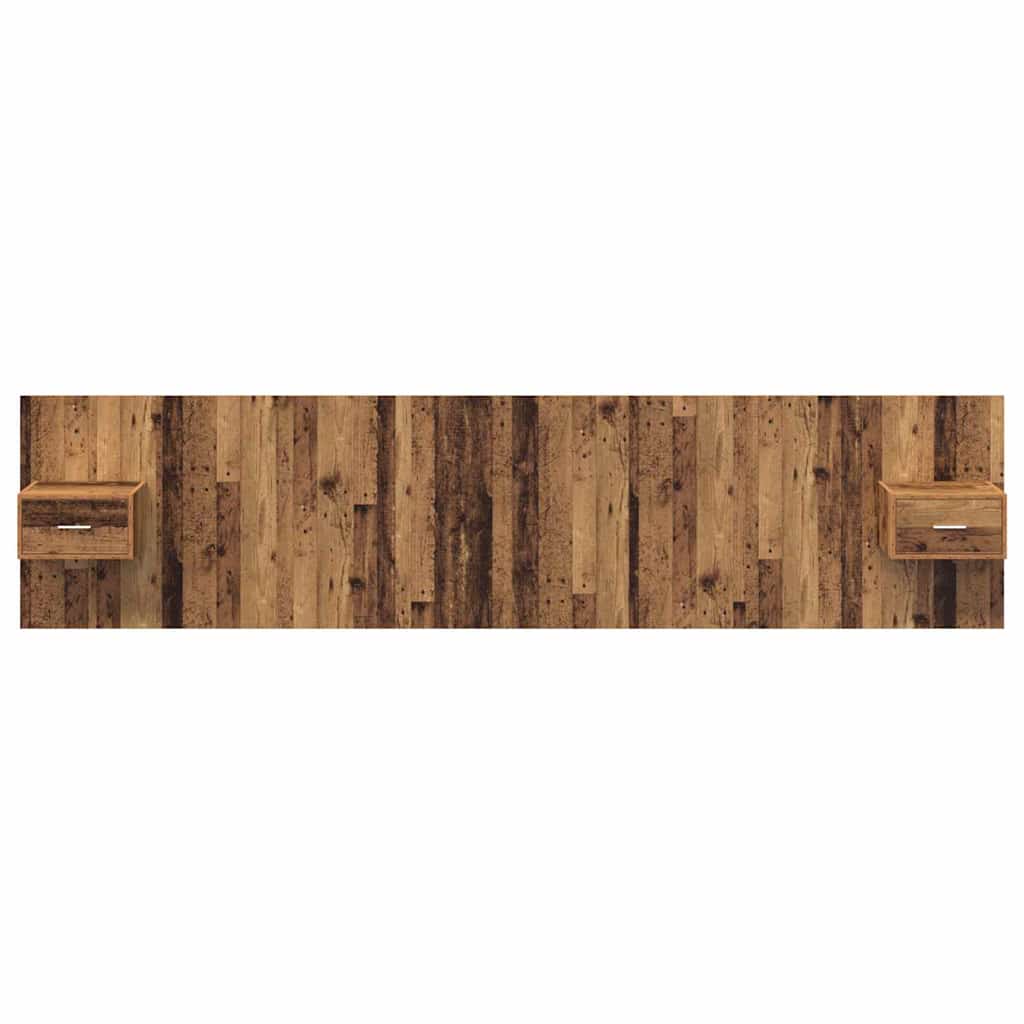 Tête de lit avec armoire 3 pcs Bois Ancien Bois d'ingénierie - XIOS