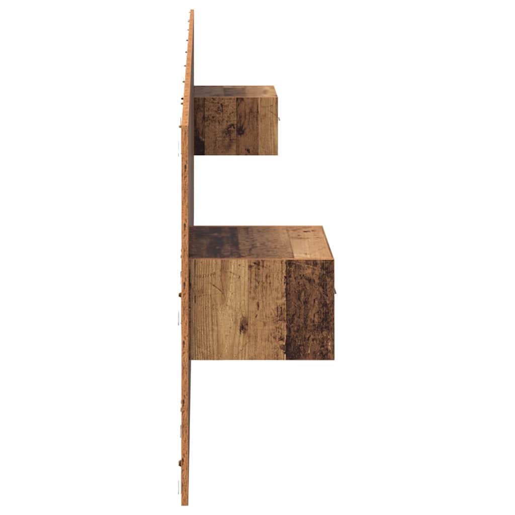 Tête de lit avec armoire 3 pcs Bois Ancien Bois d'ingénierie - XIOS