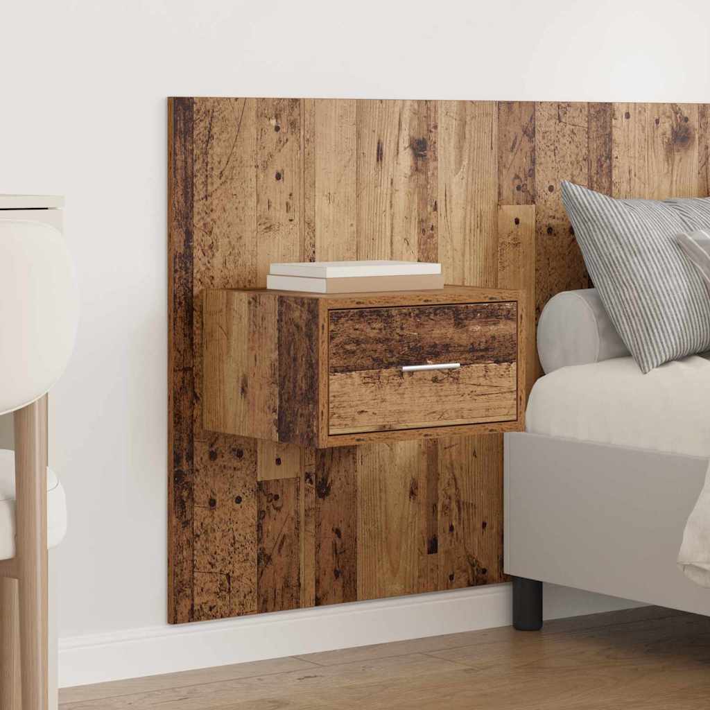 Tête de lit avec armoire 3 pcs Bois Ancien Bois d'ingénierie - XIOS