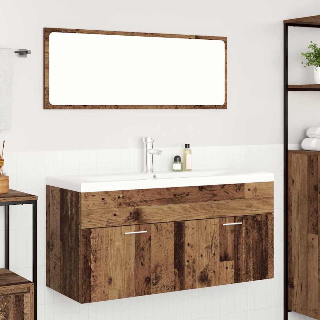 Armoire de salle de bain Bois ancien 100 x 38,5 x 46 cm