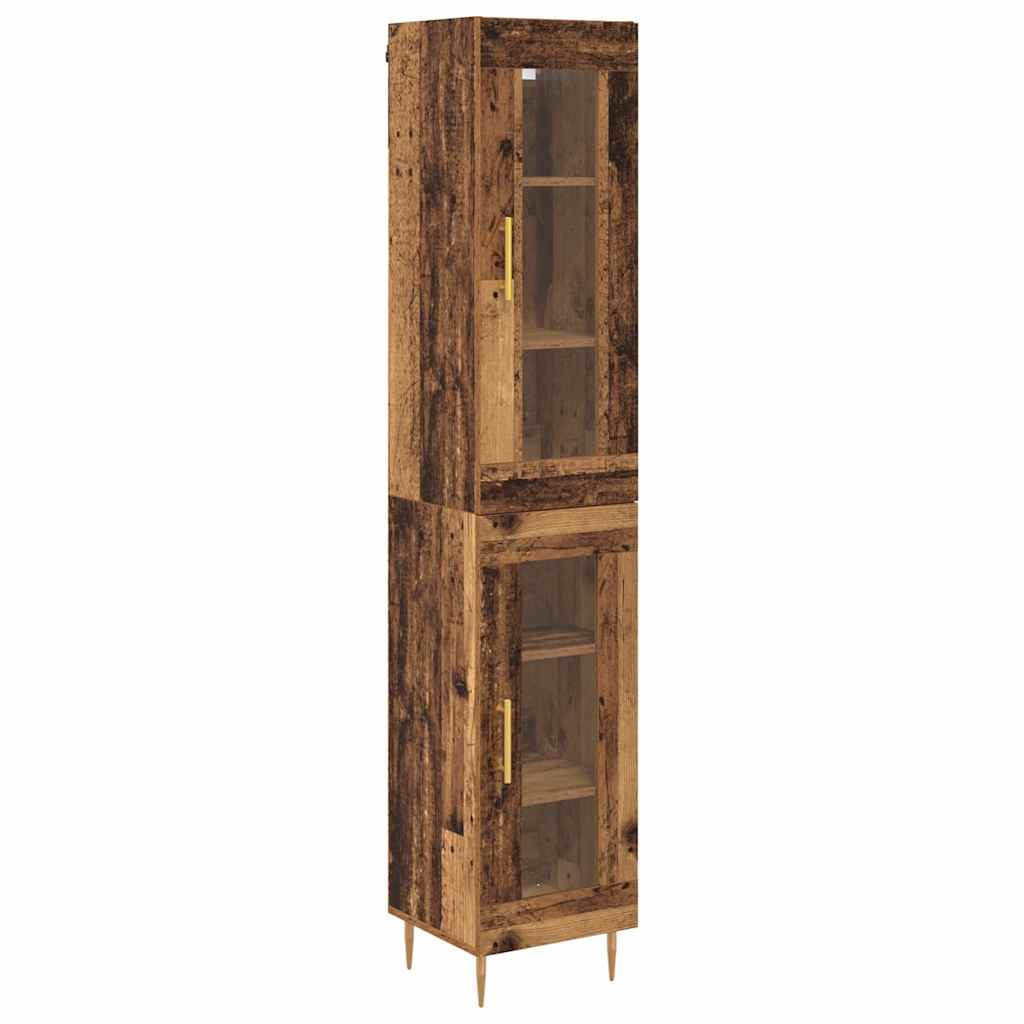 Haut Armoire Bois Ancien 34,5 x 34 x 180 cm Bois d'ingénierie - XIOS