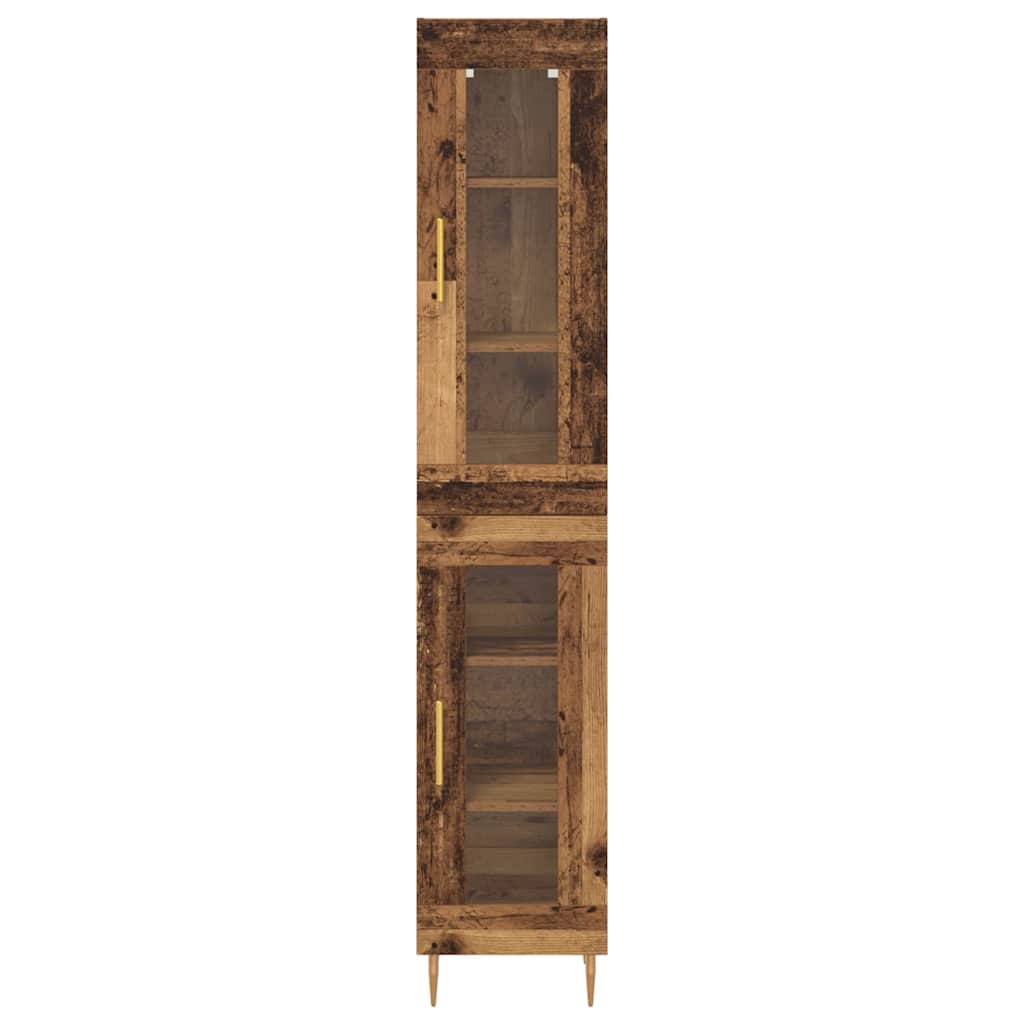 Haut Armoire Bois Ancien 34,5 x 34 x 180 cm Bois d'ingénierie - XIOS
