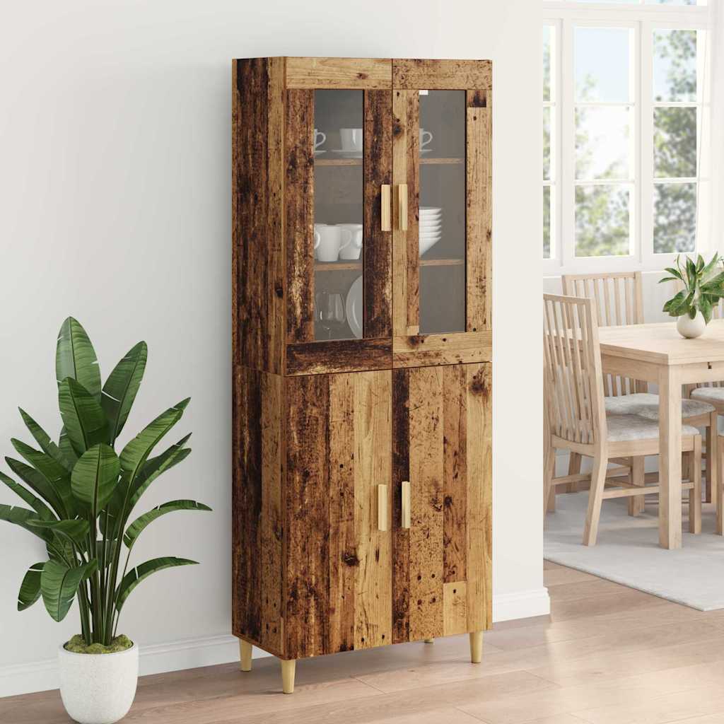 Haut Armoire Bois Ancien 69,5 x 34 x 180 cm - XIOS