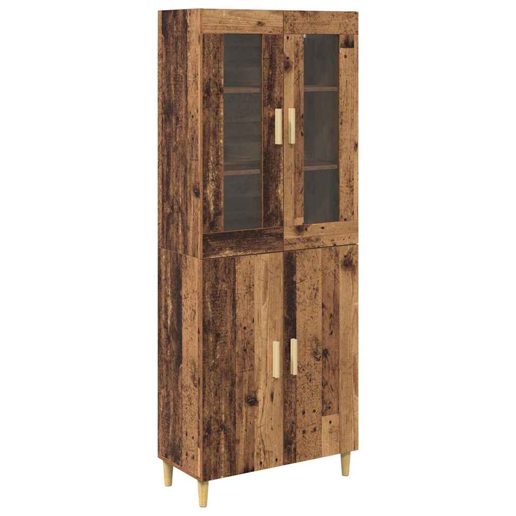 Haut Armoire Bois Ancien 69,5 x 34 x 180 cm