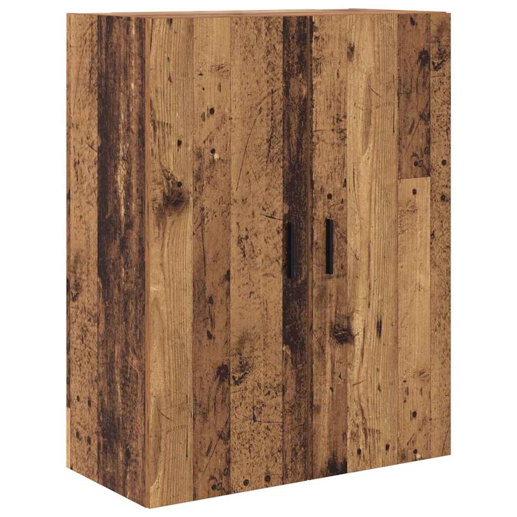 Haut Armoire 2 pc Bois Ancien 69,5 x 34 x 180 cm