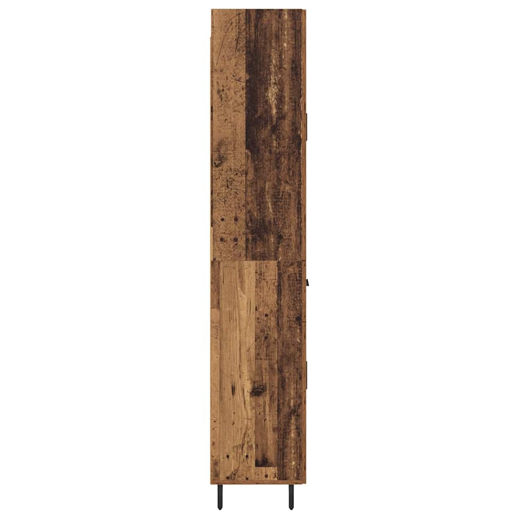 Haut Armoire 2 pc Bois Ancien 69,5 x 34 x 180 cm