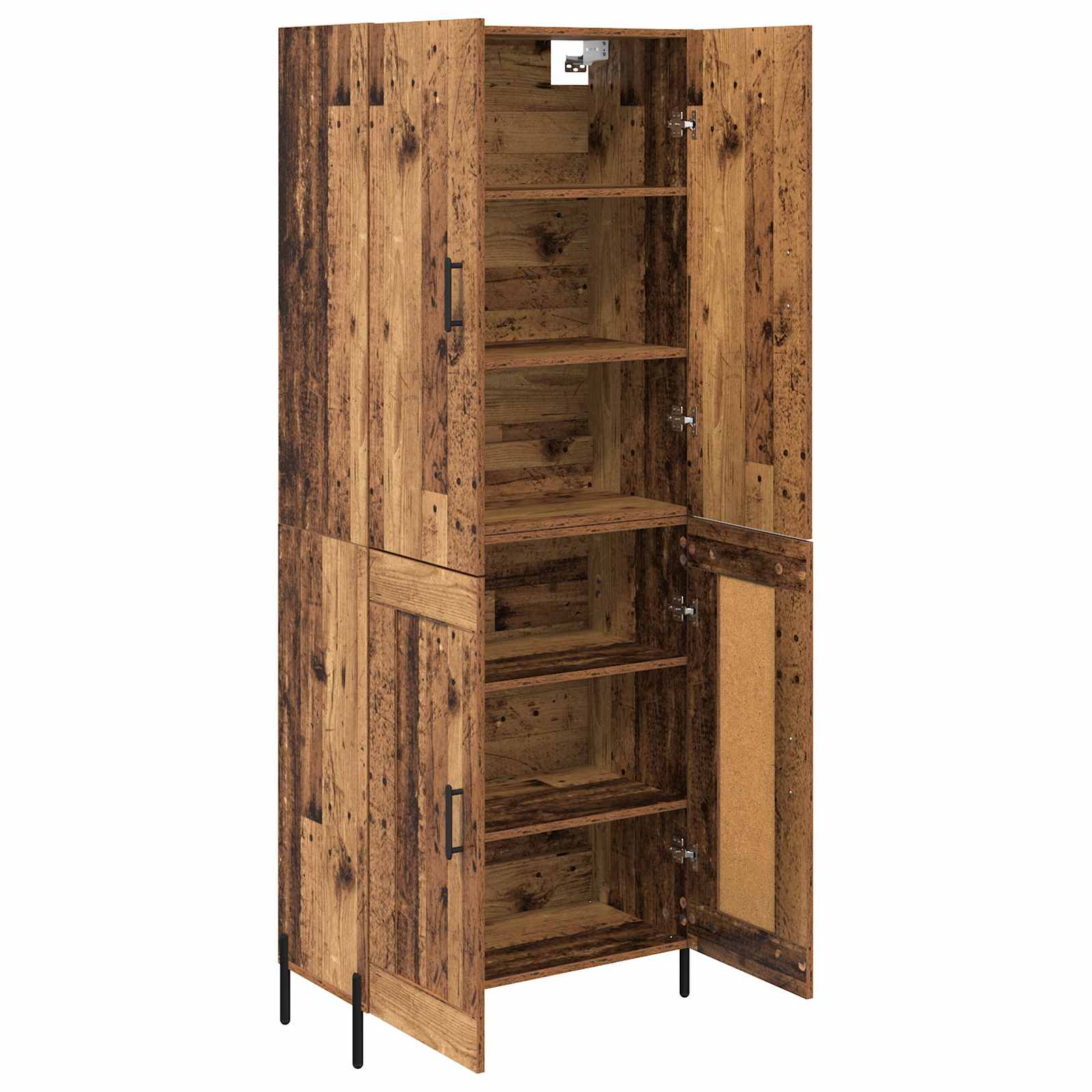 Haut Armoire Bois Ancien 69,5 x 34 x 180 cm Bois d'ingénierie - XIOS