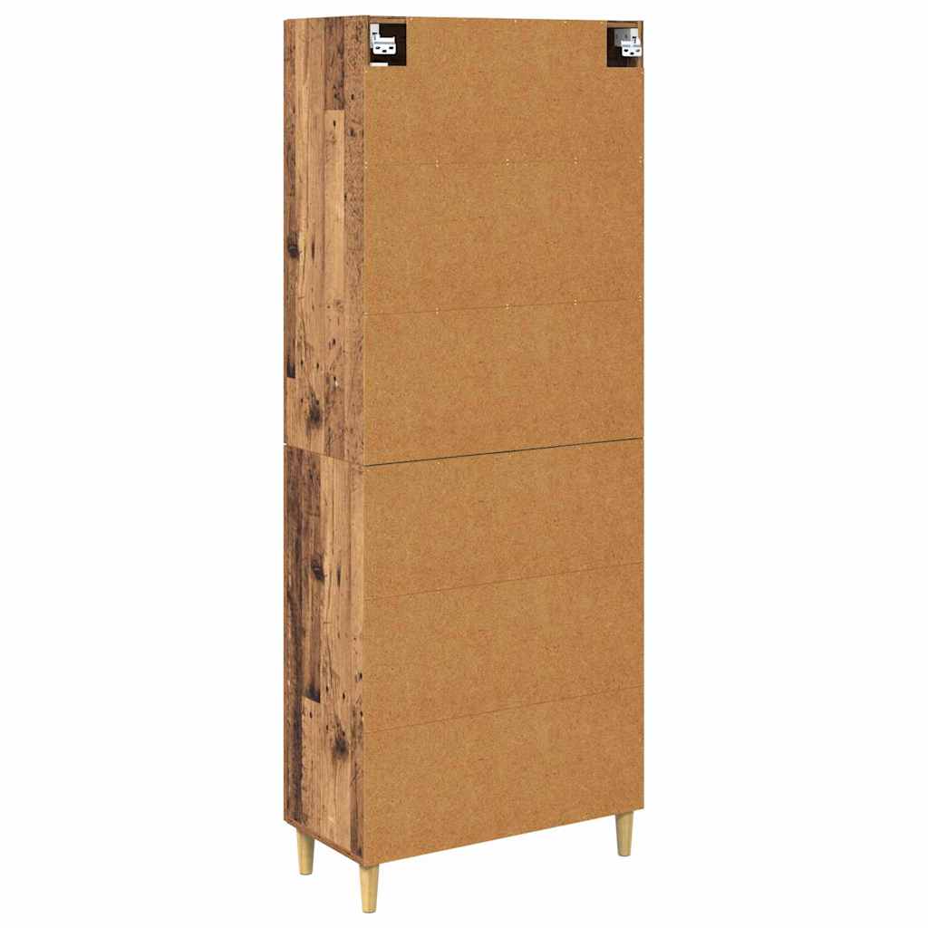 Haut Armoire Bois Ancien 69,5 x 34 x 180 cm Bois d'ingénierie - XIOS