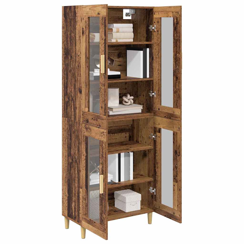Haut Armoire Bois Ancien 69,5 x 34 x 180 cm Bois d'ingénierie - XIOS
