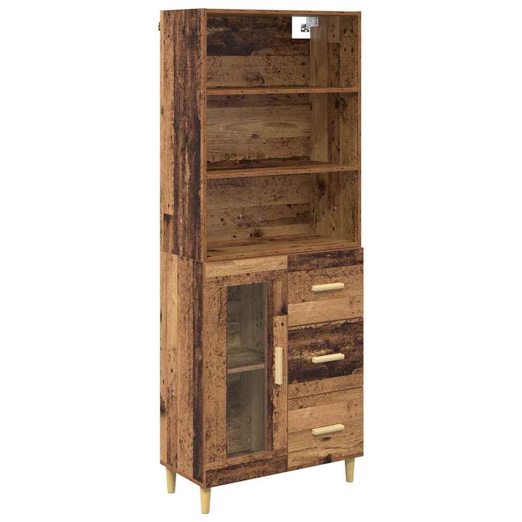 Haut Armoire Bois ancien 69,5 x 34 x 180 cm Bois d'ingénierie - XIOS