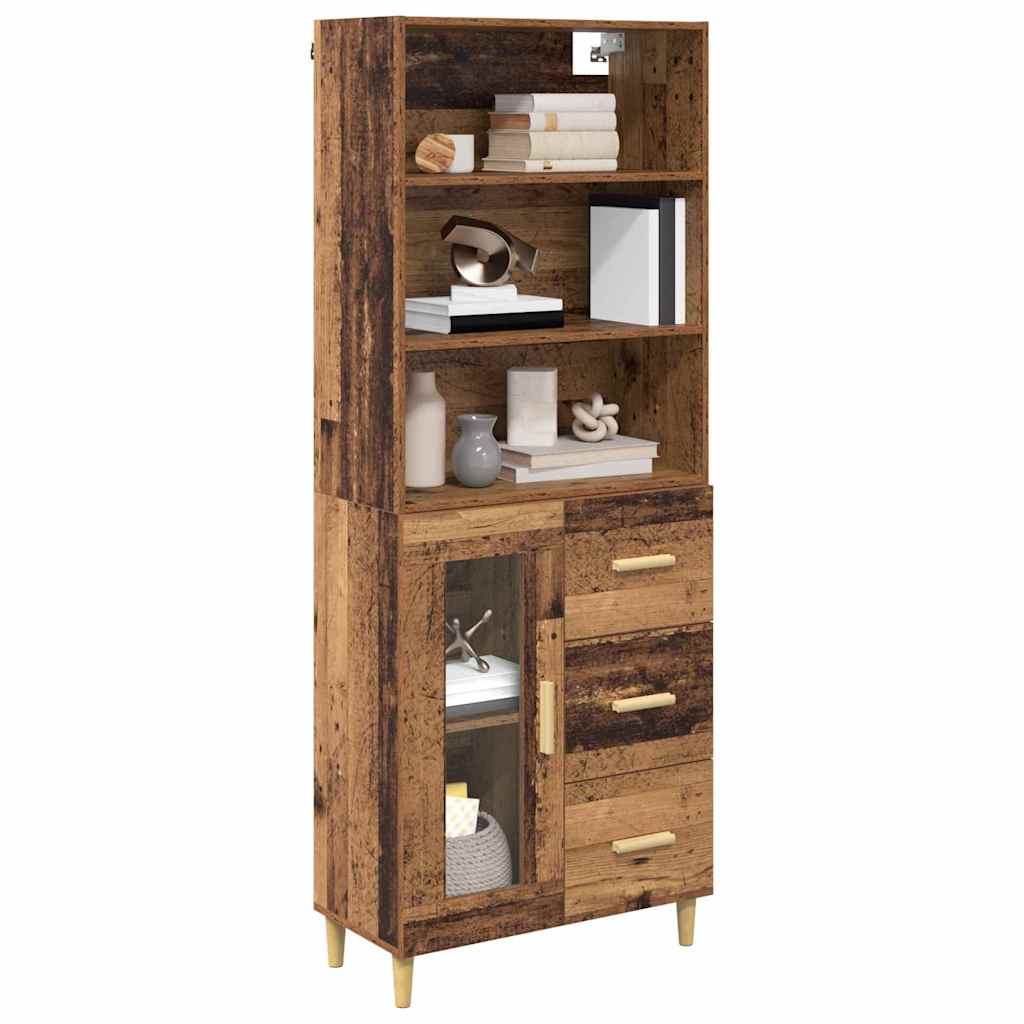 Haut Armoire Bois ancien 69,5 x 34 x 180 cm Bois d'ingénierie - XIOS