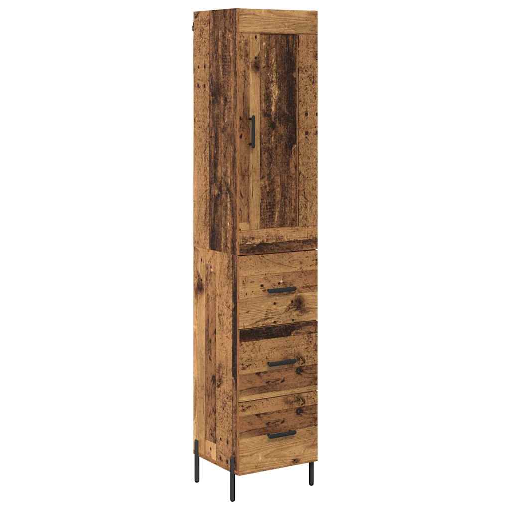 Haut Armoire Bois Ancien 34,5 x 34 x 180 cm Bois d'ingénierie - XIOS